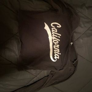 Medium black “California” long sleeve crop top from forever 21!